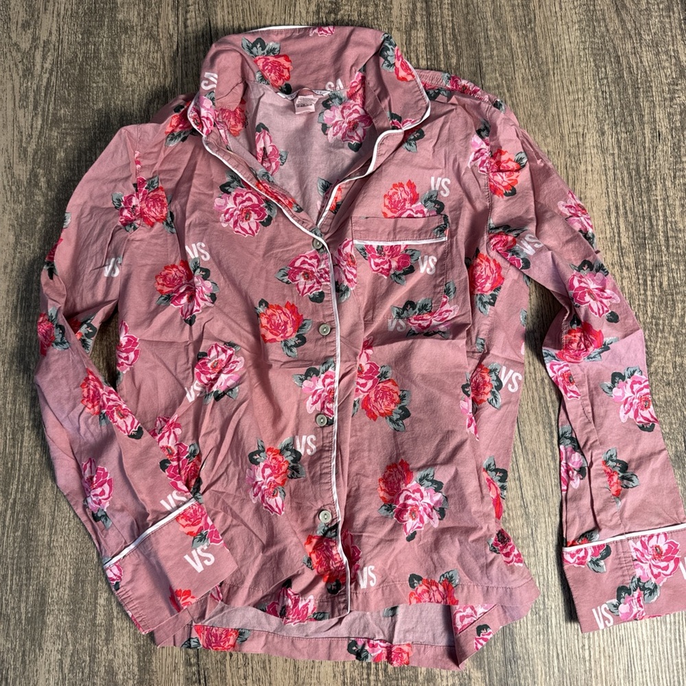 Victorias Secret Floral PJ Top